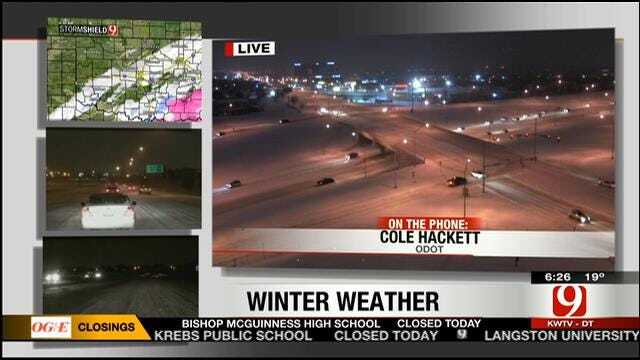 Update On Condition Of Oklahoma Roads
