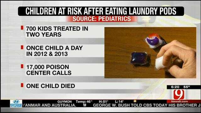 Study: Laundry Pods Pose Poisoning Threat To U.S. Children