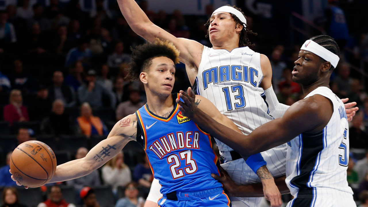 Maledon’s 25 Points Help Thunder Top Magic, End 10-Game Skid