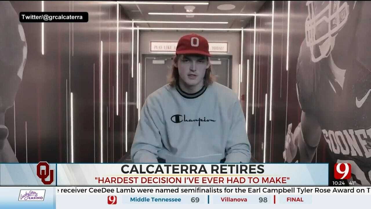 OU's Calcaterra Announces Retirement From Football