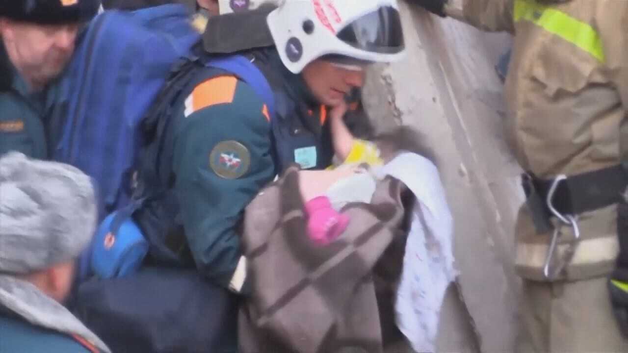 Baby Found Alive In Rubble After Apartment Explosion Killed At Least 7