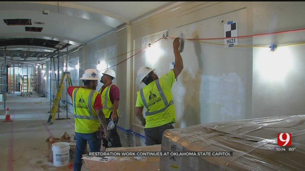 Restoration Work Continues At Oklahoma State Capitol