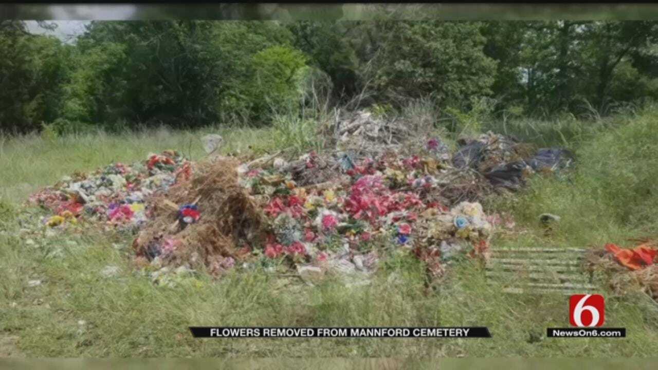 Mannford Families Outraged After Graveside Items Removed