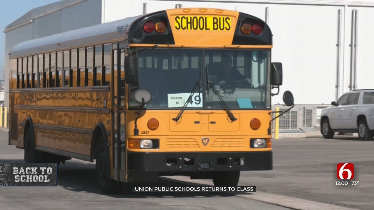 Union Public Schools Students Return To Class