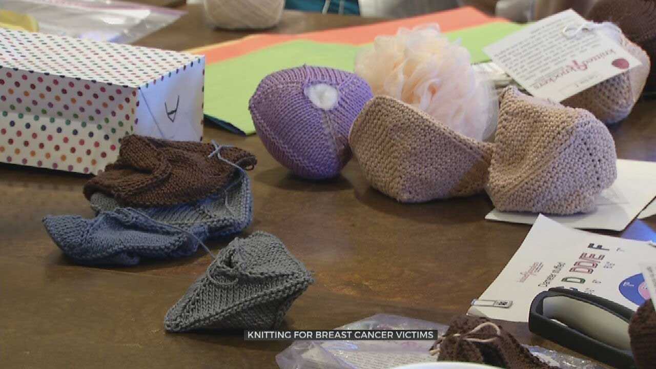 Montereau 'Knocker Knitters' Make Handmade Breast Prostheses For Women In Need