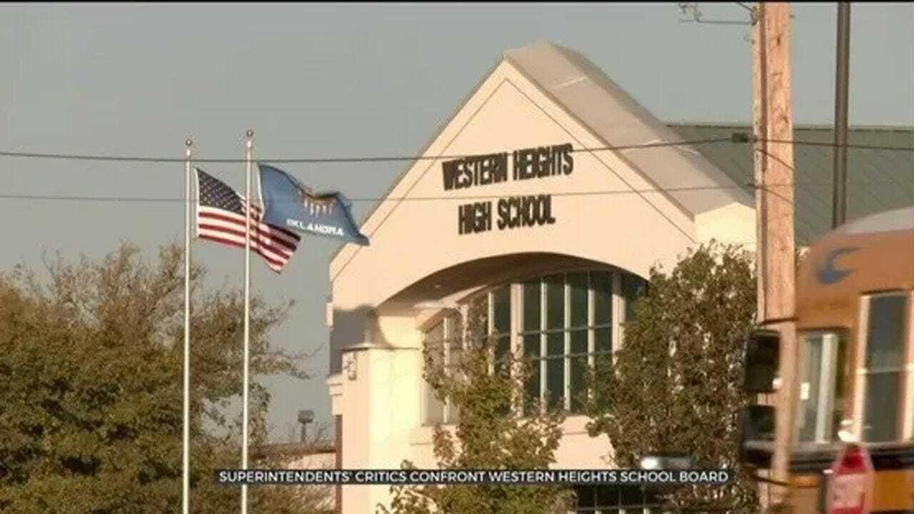Superintendents' Critics Confront Western Heights School Board
