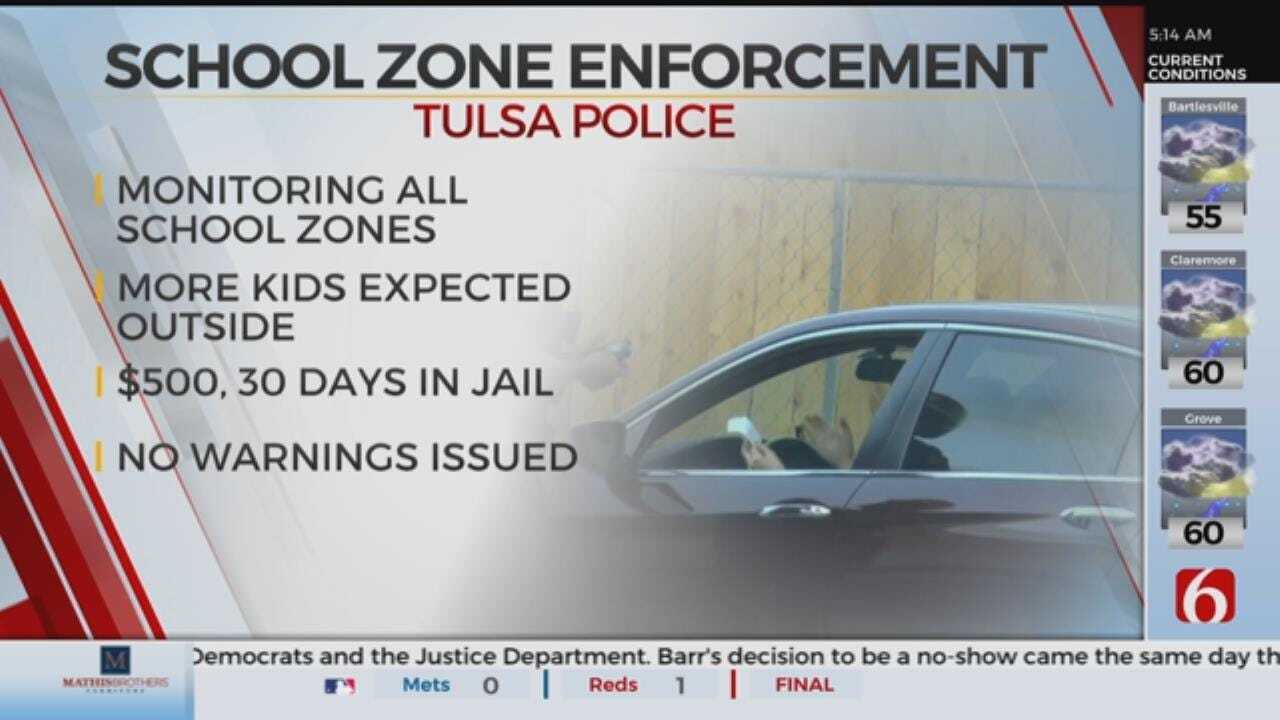 Tulsa Police Step Up School Zone Enforcement