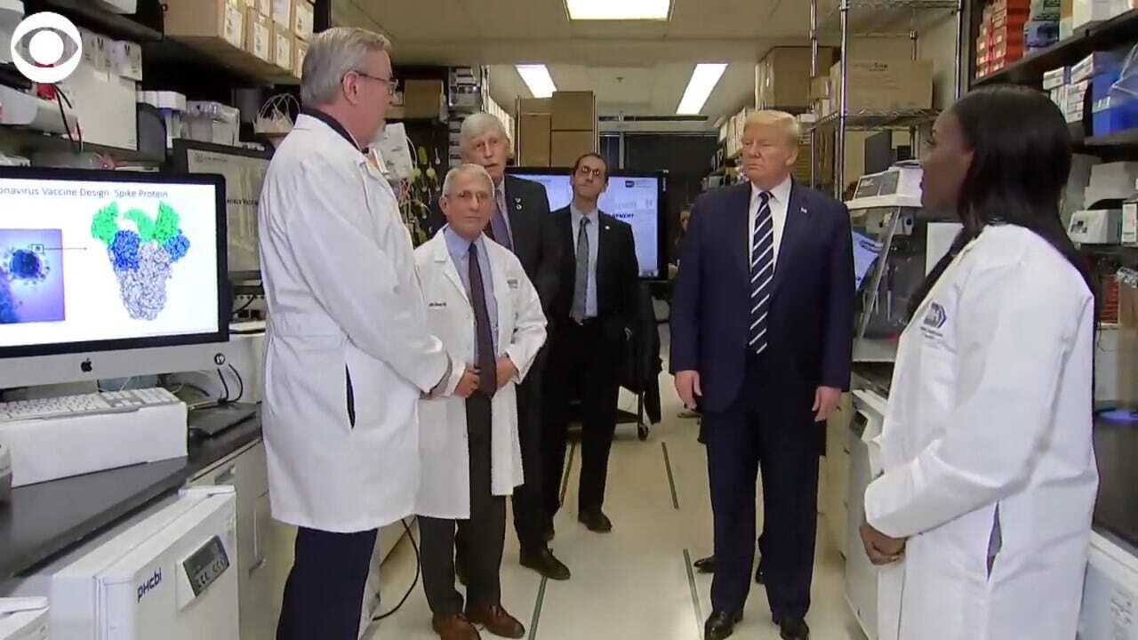 WATCH: President Trump Speaks With Researchers About Possible Coronavirus Vaccine