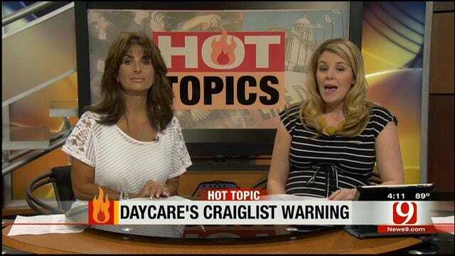 Hot Topics: Daycare's Craigslist Warning