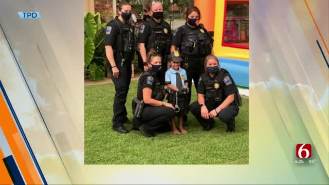 TPD Officers Surprise Young Girl At Zootopia-Themed Birthday Party 