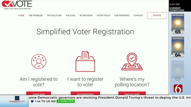 WATCH: OKVOTE Helps With Voter Registration
