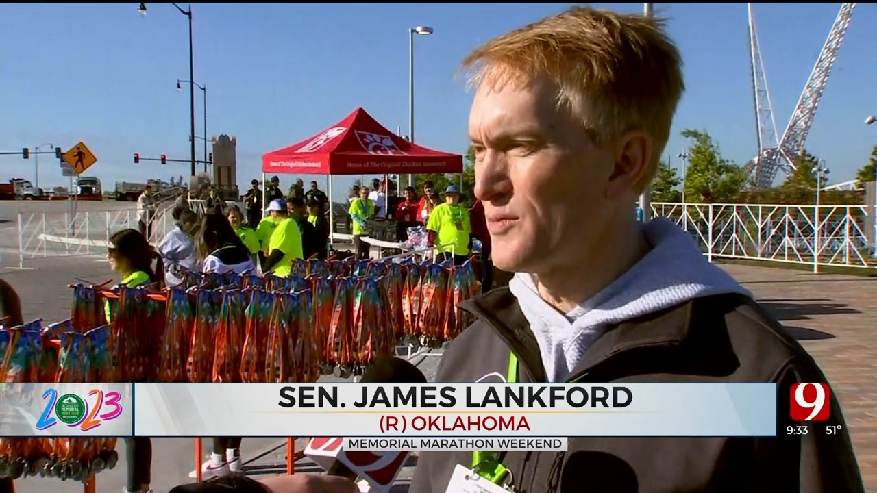 Sen. James Lankford Supports Runners At OKC Memorial Marathon