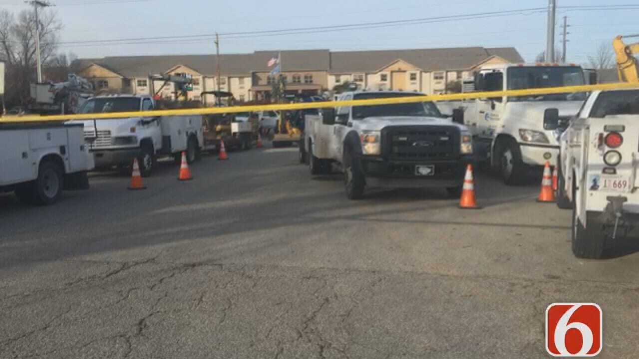 Joseph Holloway Reporting From Scene Of Tulsa Gas Leak