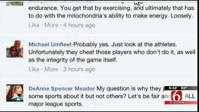 OK Talk: Are Players In Other Sports Using Performance Enhancing Drugs?