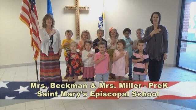 Mrs. Beckman and Mrs. Miller's Pre-Kindergarten Class At Saint Mary's Episcopal School