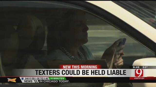 Remote Texters May Be Held Liable For Distracted Driver's Crash
