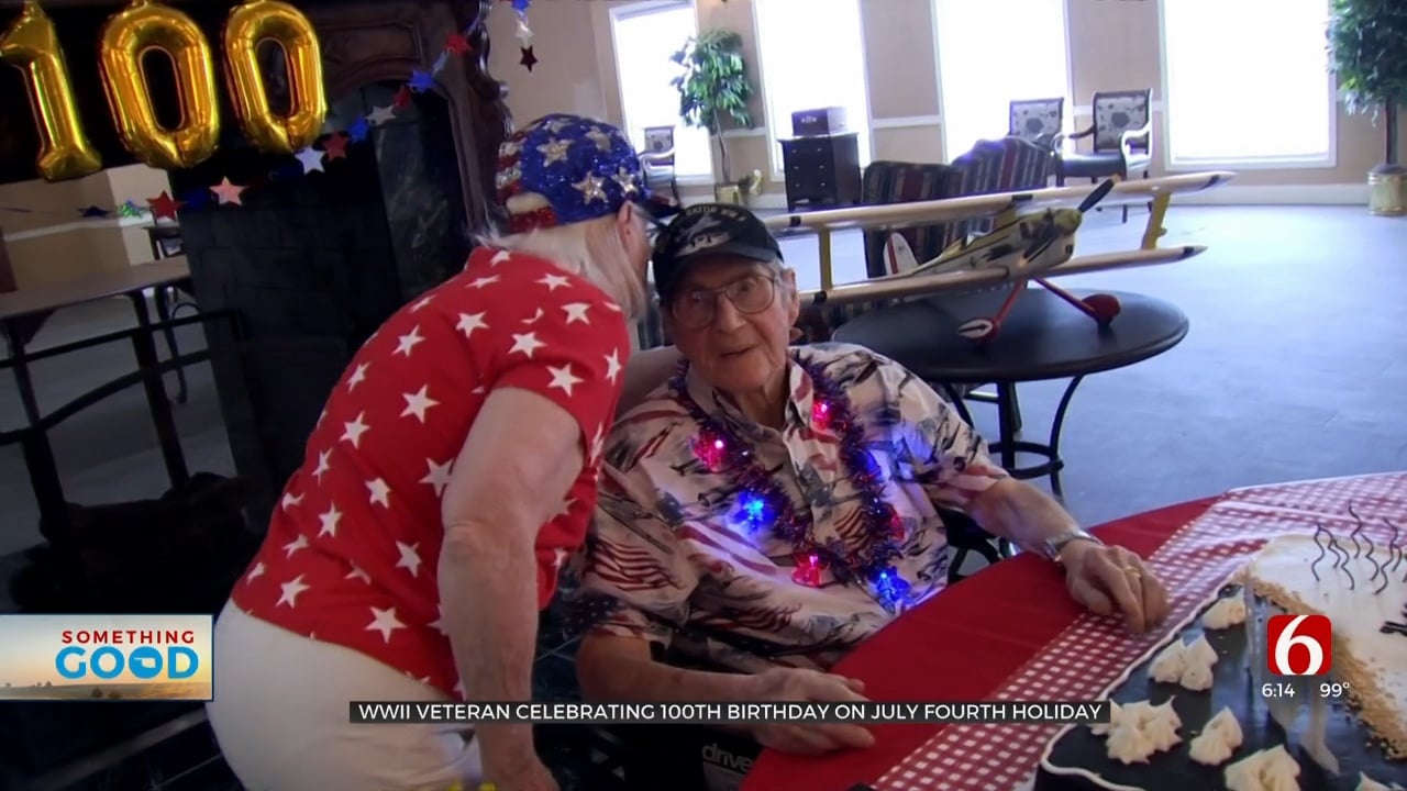 Tulsa WWII Veteran Turns 100 On Fourth Of July