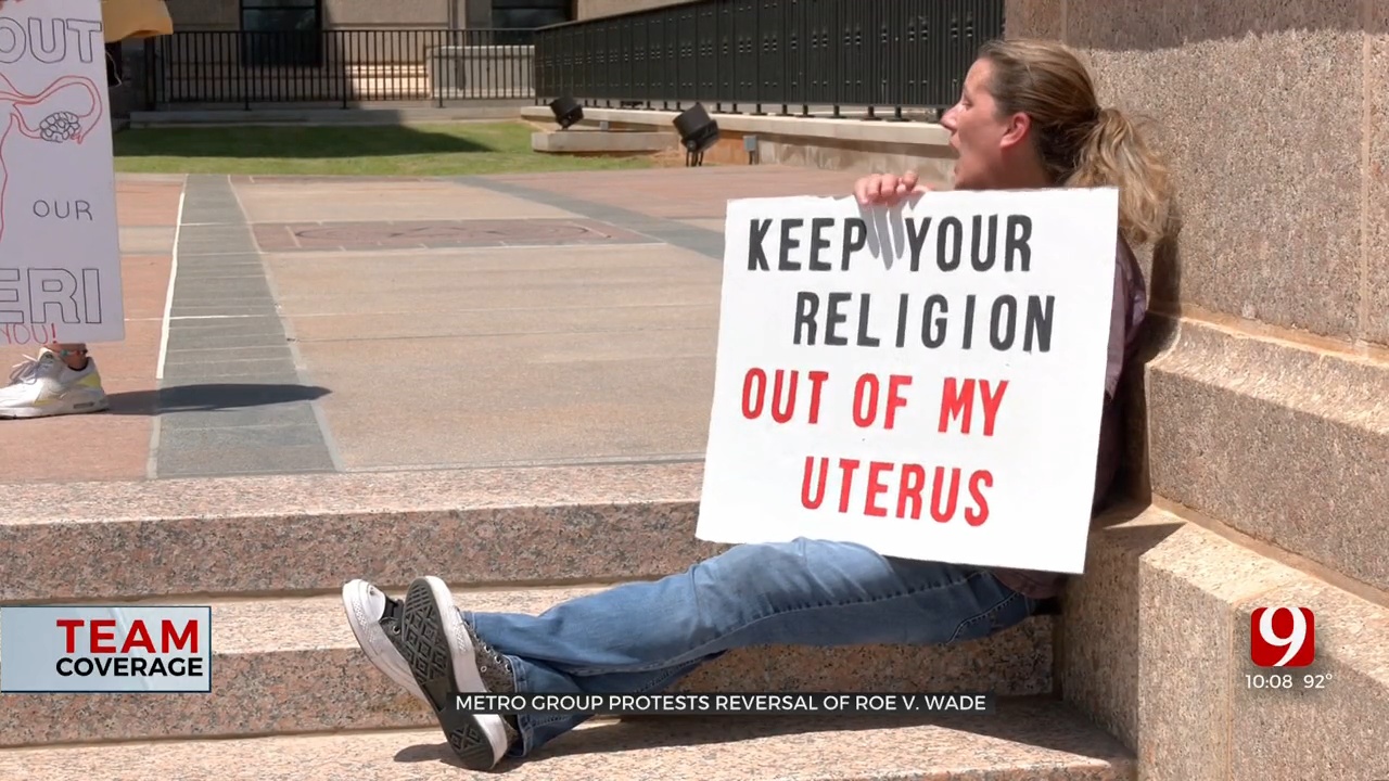 Hours After SCOTUS Overturned Roe v. Wade, Oklahomans Protested At State Capitol