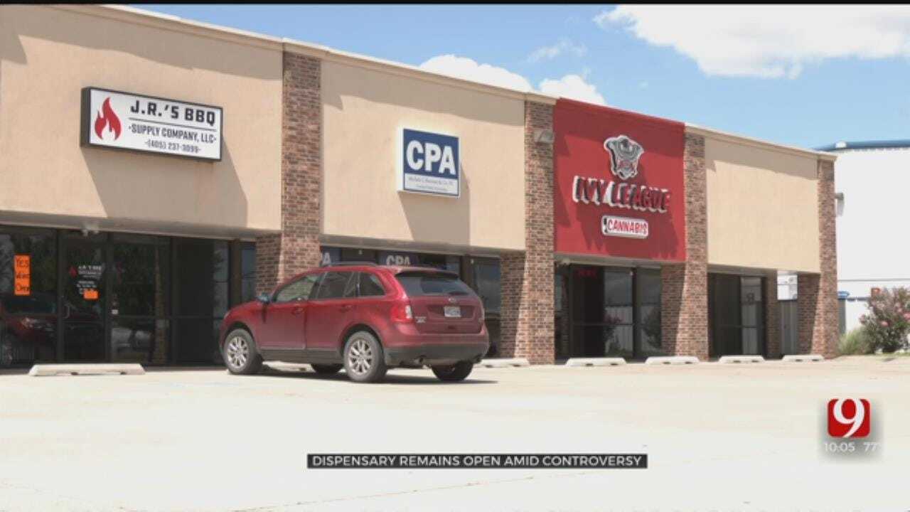 Moore Dispensary Remains Open Amid Location Controversy