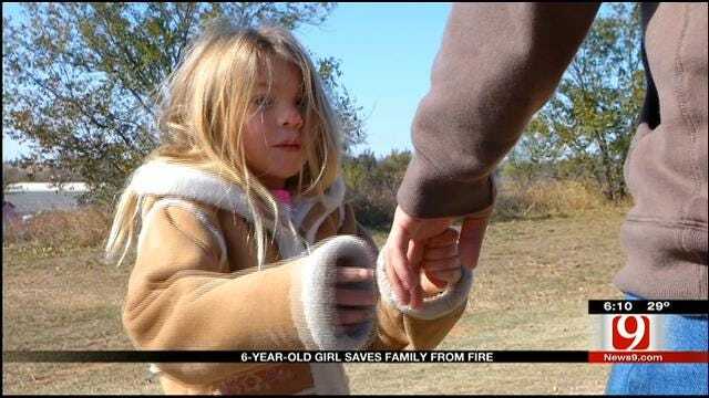 Chickasha Girl, 6, Saves Family From House Fire