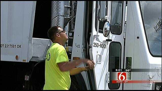 Tulsa Trash Pickup Gets New Trucks, New Service