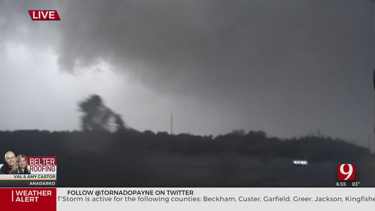 Chief Meteorologist David Payne Confirms Tornado In Caddo Co. Sunday