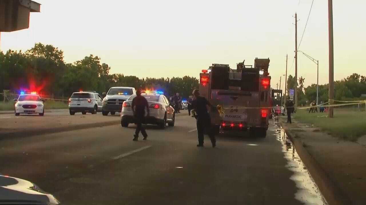 WEB EXTRA: Video From Scene Of Tulsa Fatality Crash