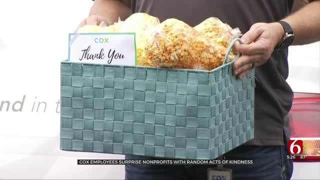 Cox Employees Surprise Nonprofits With Random Acts Of Kindness