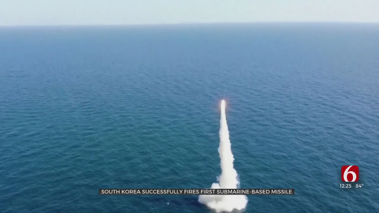 South Korea Successfully Fires First Submarine-Based Missile