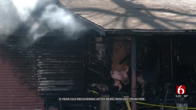 Turley Firefighters Say Girl Is Recovering After Being Rescued From House Fire