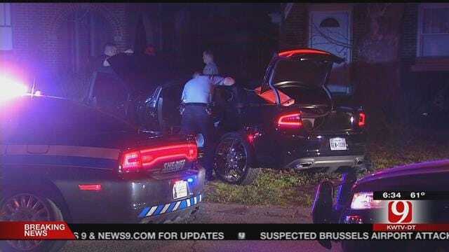 One Arrested, One At Large After OKC Pursuit Ends In Crash
