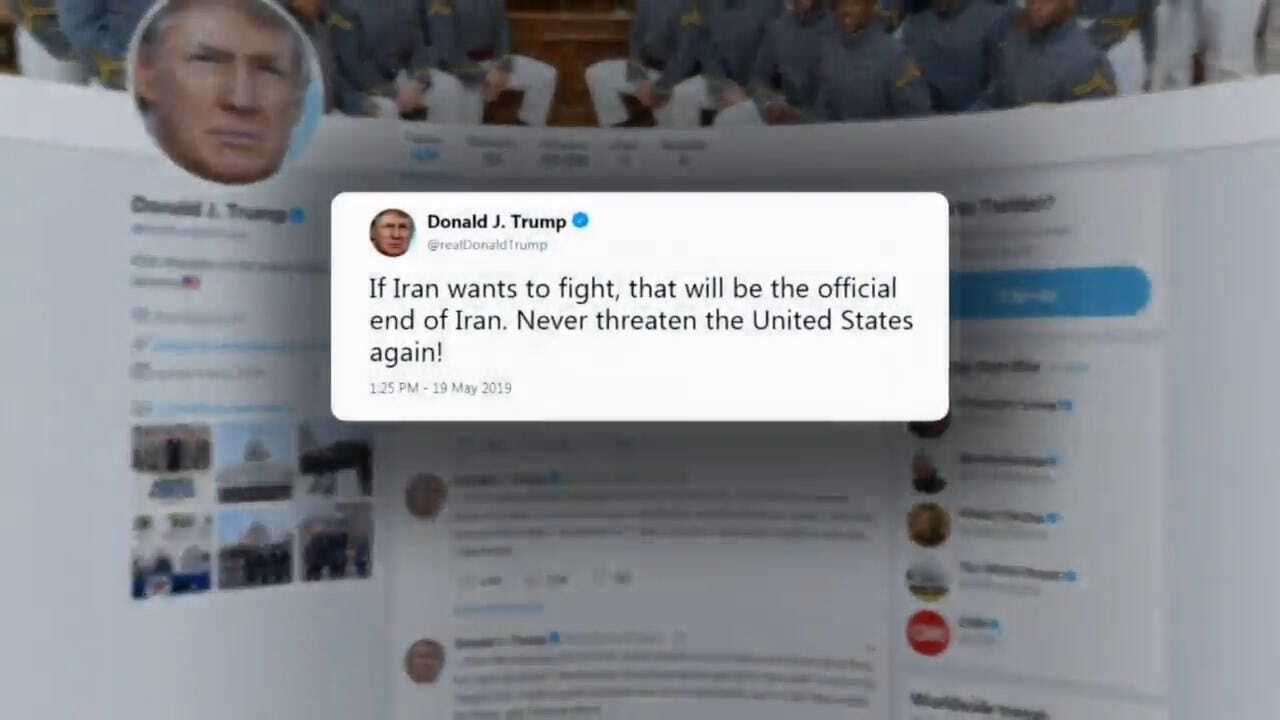 Trump Issues Harsh Warning To Iran, Tweeting It Would Meet Its 'Official End' If It Fights US