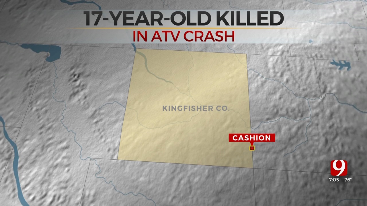 OHP: 17-Year-Old Killed In Kingfisher County ATV Crash 