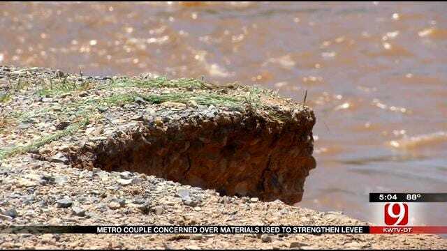 Metro Couple Concerned Over Materials Used To Strengthen Levees