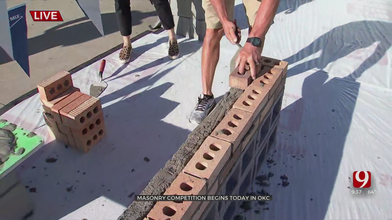 Oklahoma's Best Bricklayers Compete For The State Crown, Chance To Compete For World Championship