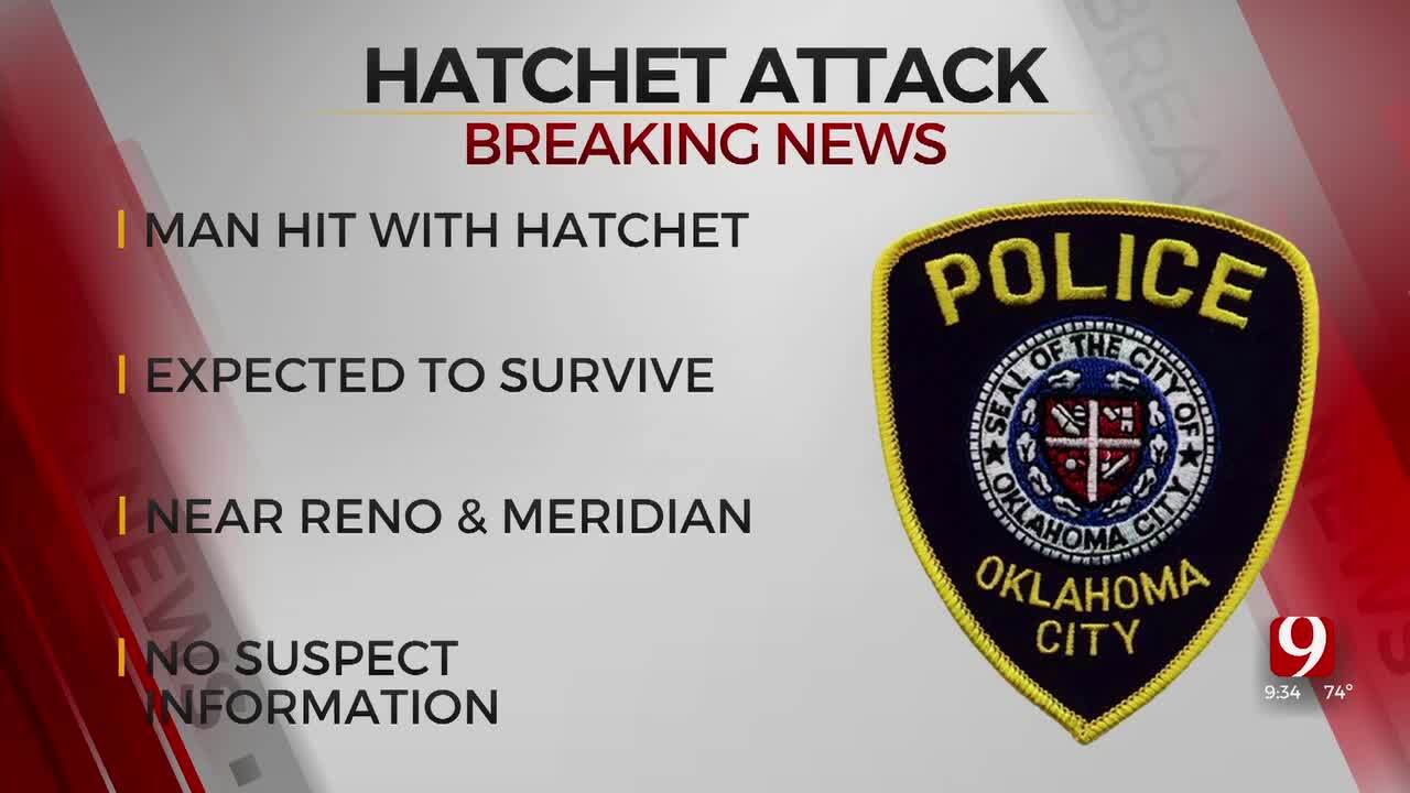 Man Injured In Hatchet Attack, Police Search For Suspect