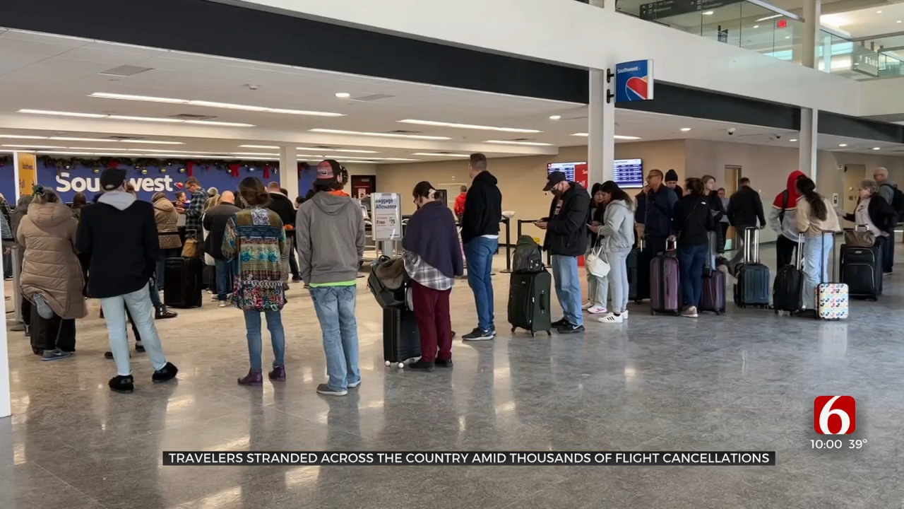 Travelers Stranded Across The Country Amid Thousands Of Flight Cancellations