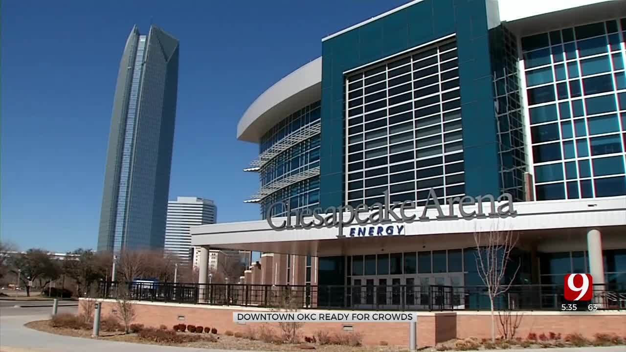 Downtown OKC Preparing For Large Crowds