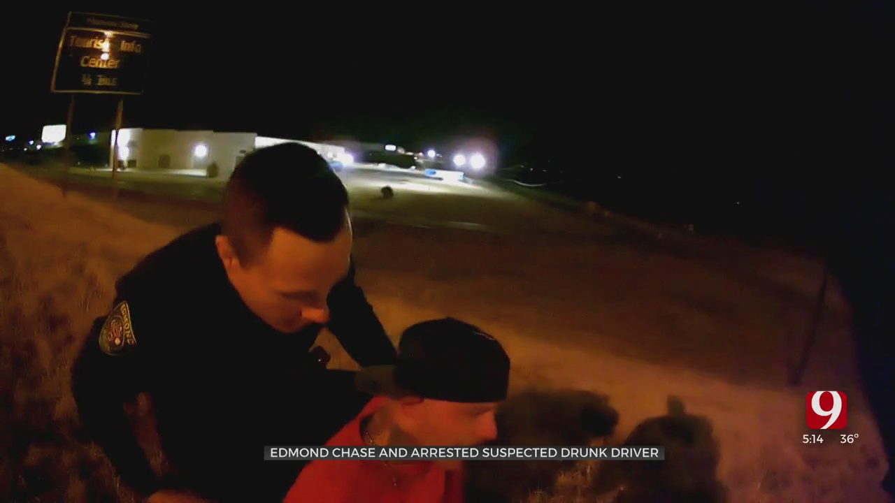 Chase And Arrest Of Suspected Drunk Driver Caught On Camera