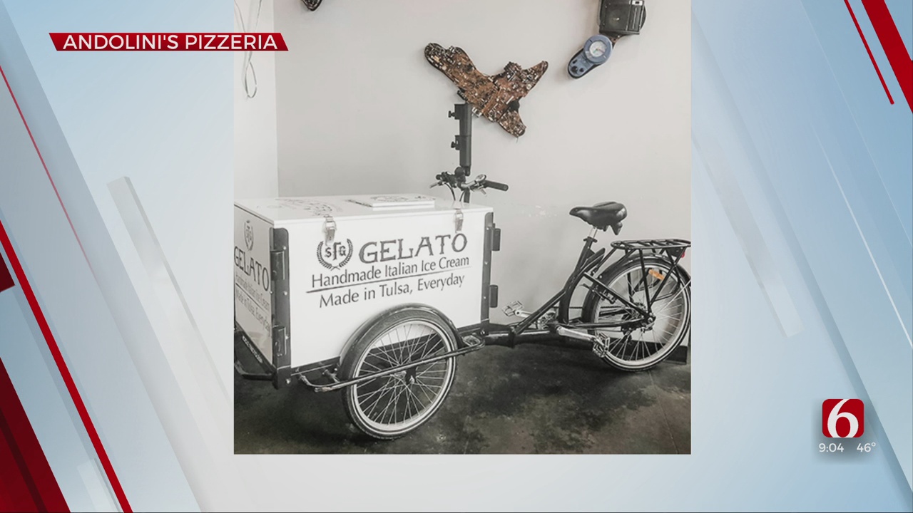 Andolini's Gelato Bike Stolen