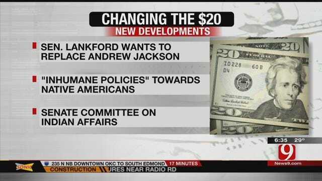 US Sen. Lankford Pushes To Change Face Of $20 Bill