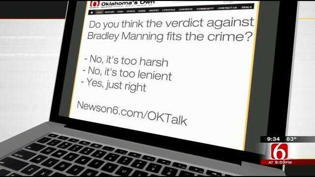 OK Talk: Do You Agree With The Bradley Manning Verdict?