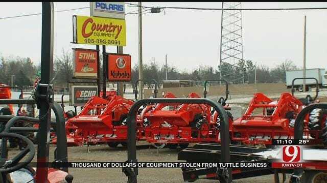 Four Off-Road Vehicles Stolen From Tuttle Business