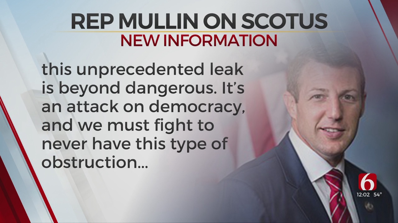 Rep. Mullin Comments On Supreme Court Leak