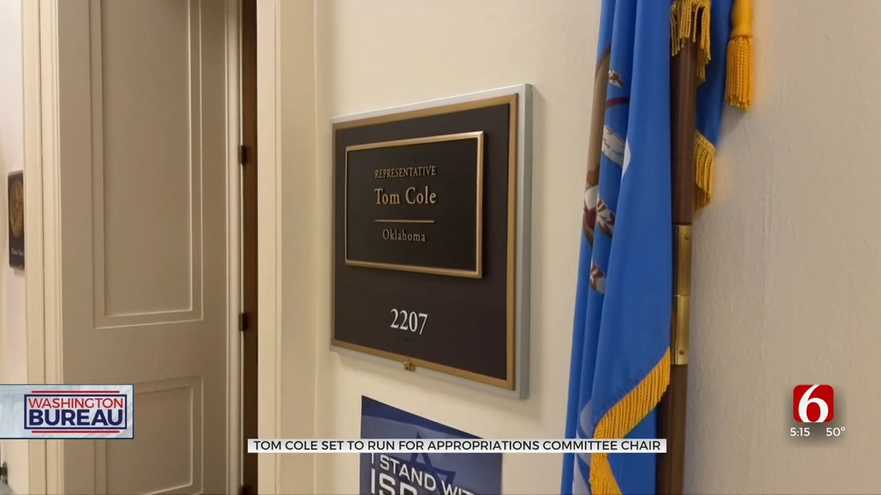 Oklahoma Congressman Tom Cole To Run For Appropriations Chair