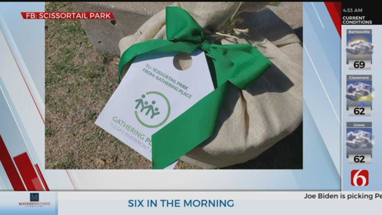 Tulsa's Gathering Place Gives Unique Gift To OKC Park