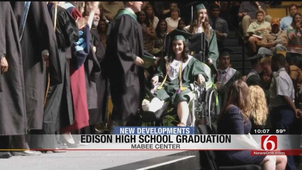 Edison Student Crushed By Concrete Pillars Graduates With Class Of 2016