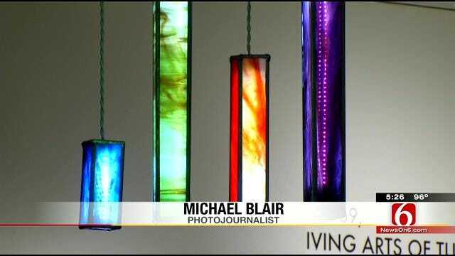 Living Arts Show Off Chandeliers For First Friday