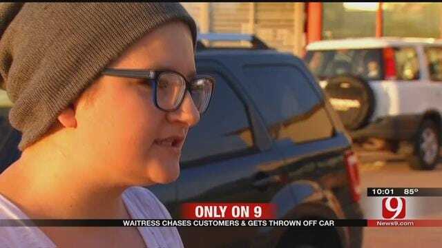 Waitress Chases Customers, Jumps On Car After ‘Dine And Dash’ In Guthrie