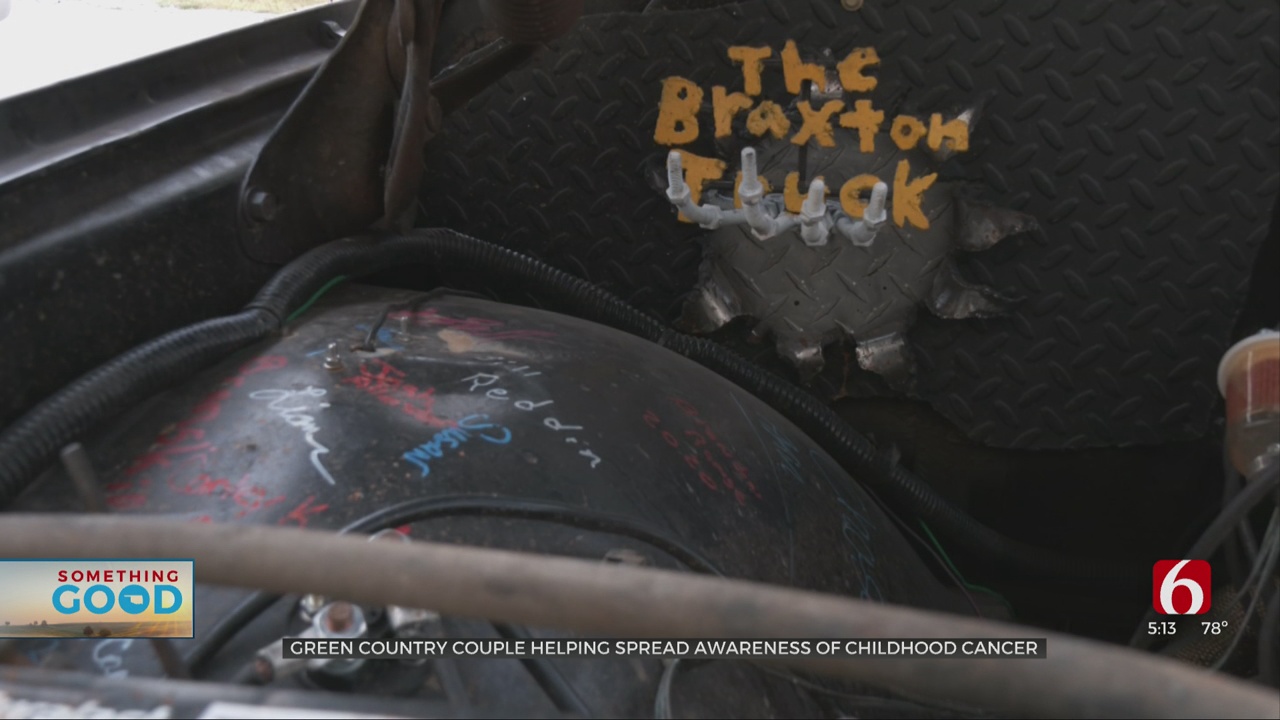 Local Couple Raises Awareness Of Childhood Cancer With Truck Honoring 12-Year-Old 